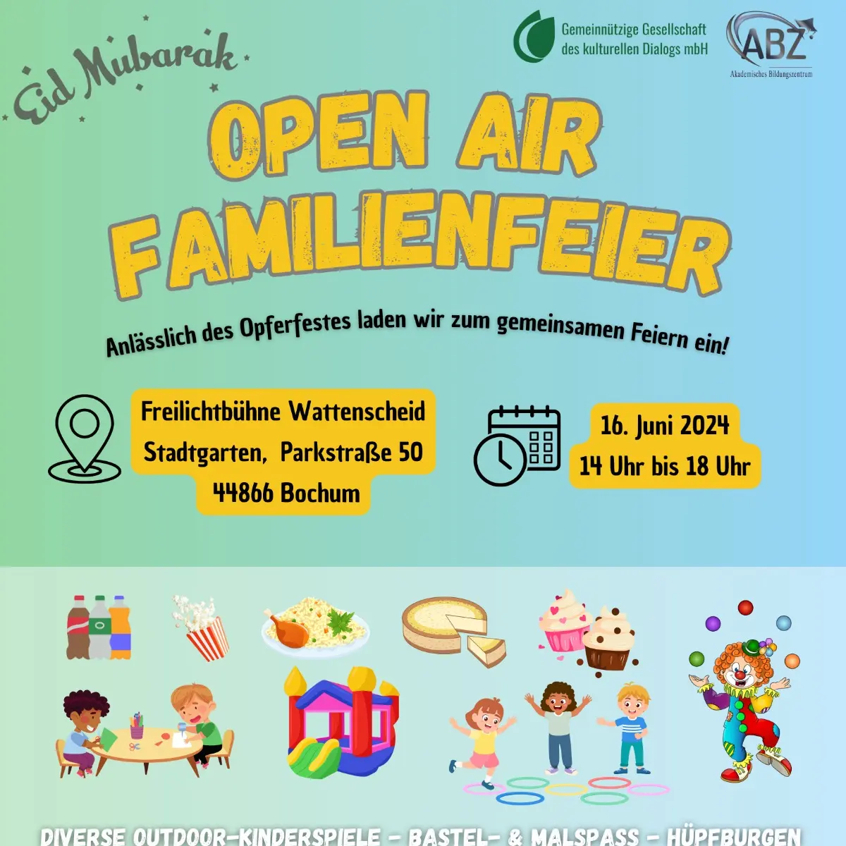 GGKD-Flyer zur Opferfestfeier 2024